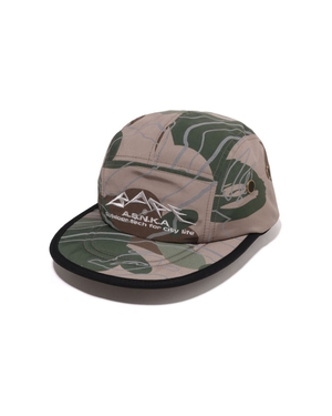 Chapeaux Bape Layered Line Jet Grise Marron Homme | IRN-83943363